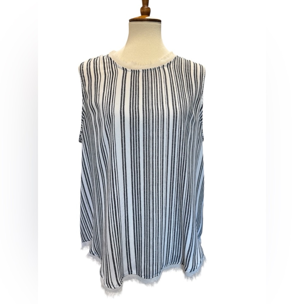 Who What Wear Striped Blouse #202